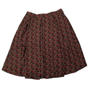 LuLaRoe Madison Women's L Large With Pockets Triangles Stretch Skirt Made in USA